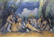 Paul Cezanne Les grandes baigneuses (Large Bathers) (mk09) oil painting artist
